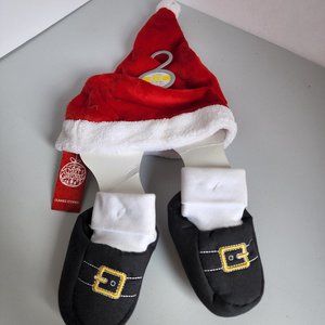 Santa's Little Helper Hat and Booties 3-6 months
